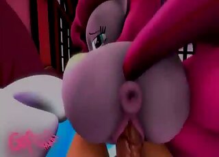 My Pony porn movie with a sexy 3D animal that wants anal sex